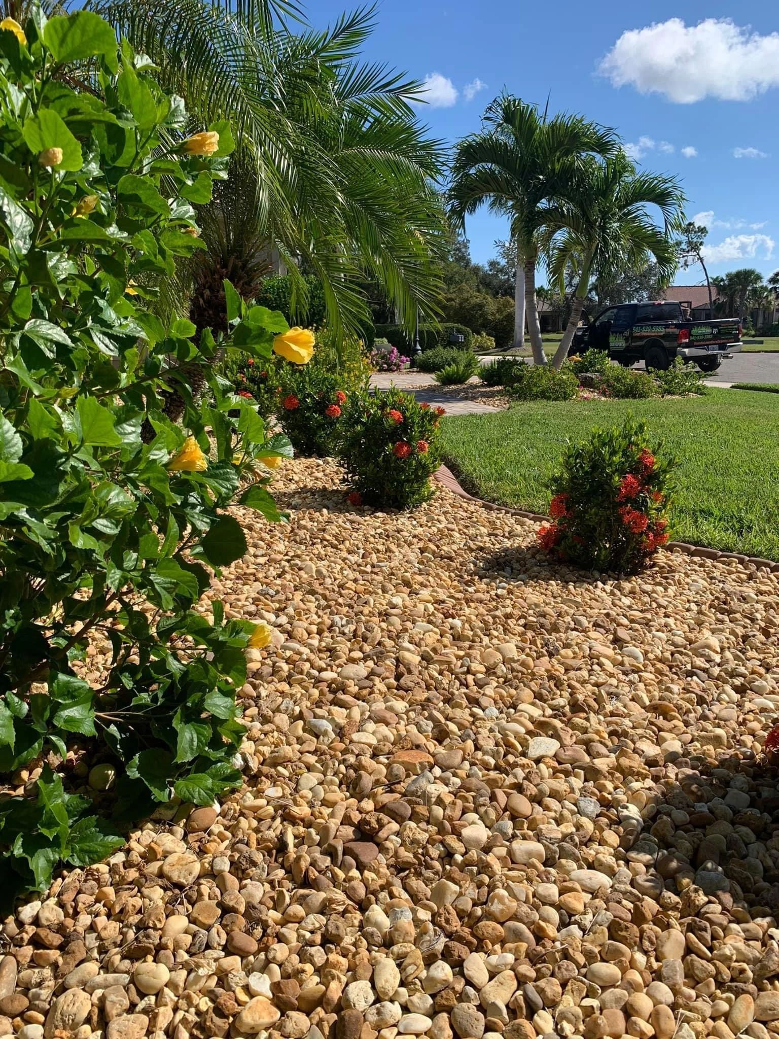 Professional planting service with organic soil Florida