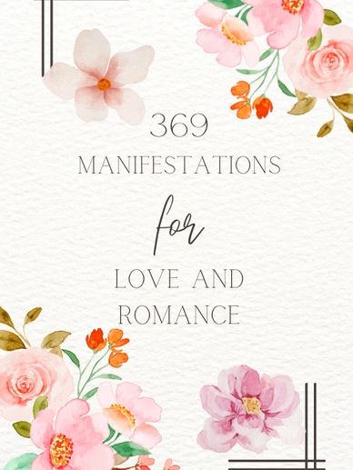Manifestation journal for love and romance