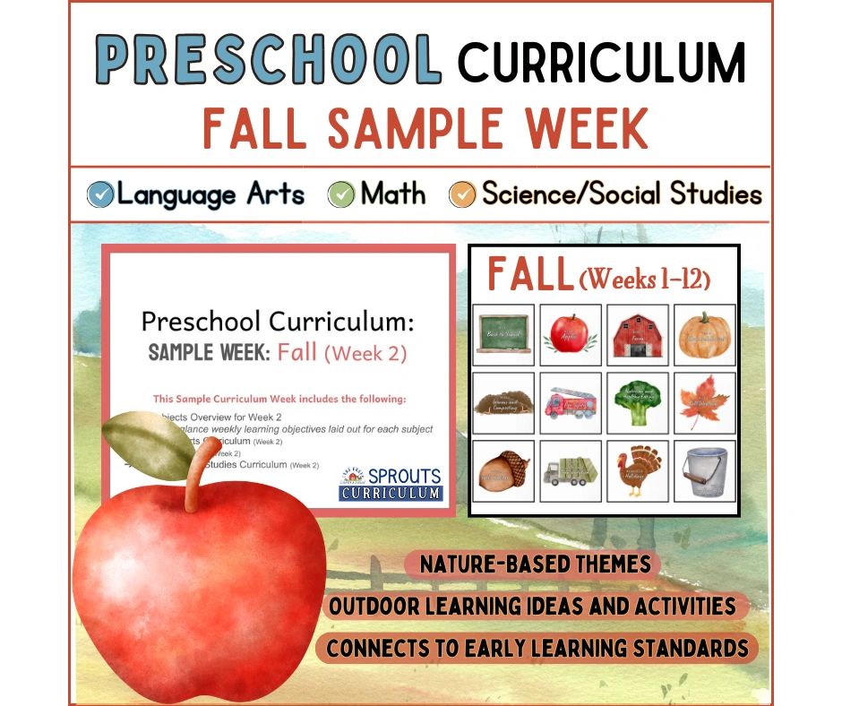 Preschool Curriculum: Fall Sample Week