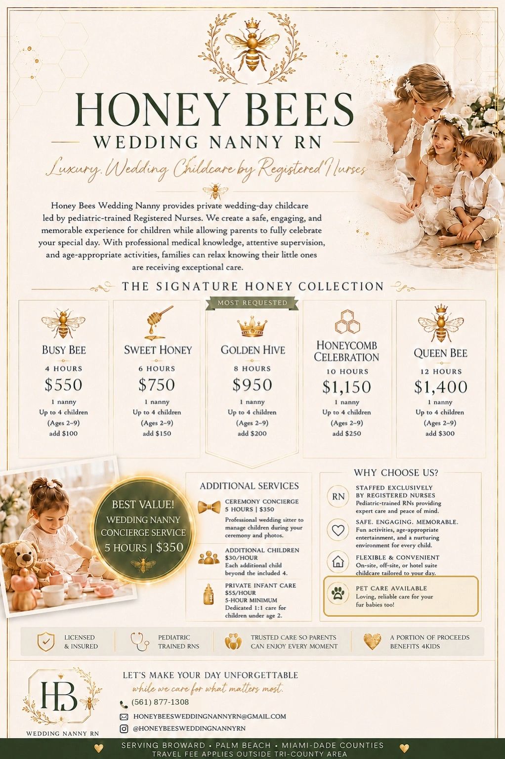 wedding nanny service