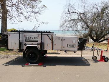 Camper trailer weighing