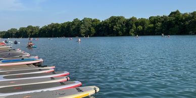 Attractive Lady bird lake and kayaking 