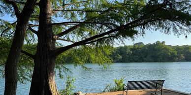 Lady bird lake in Austin