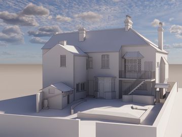 3D Model of existing house.