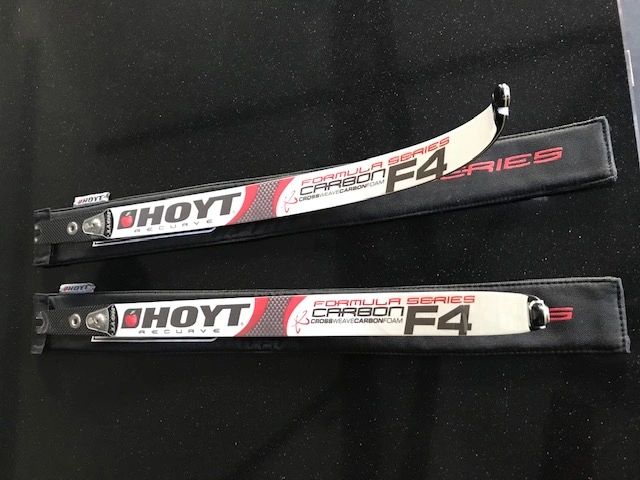 Hoyt Formula Series F4 Carbon Limbs 40lbs – medium. With cases