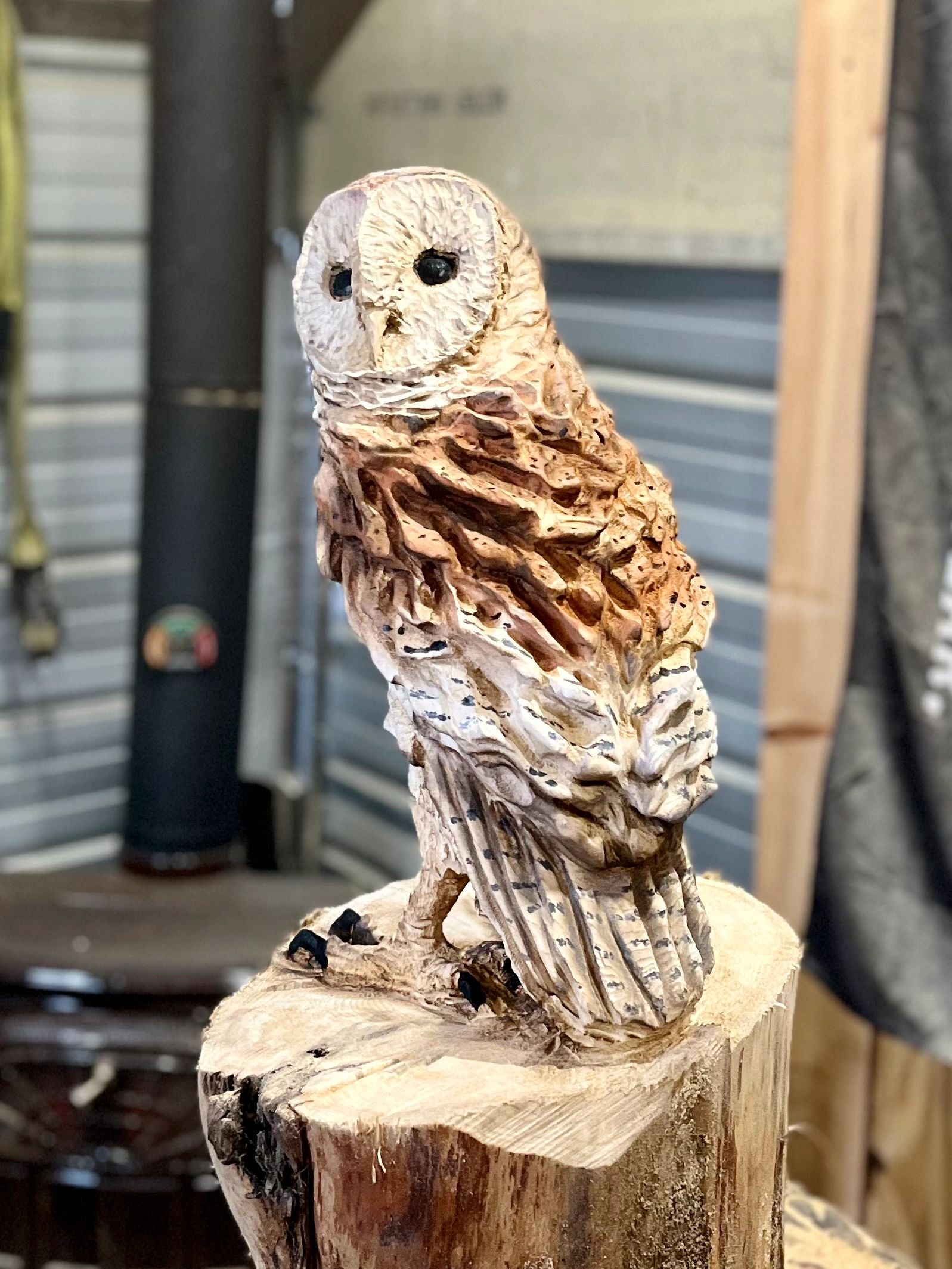 Berkshire Mountain Sculpture - Wood Sculpture, Chainsaw Art