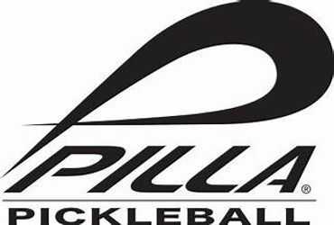 Pilla Pickleball logo with stylized P design.