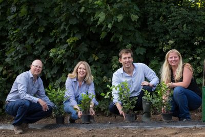 Katherine and Terry Boucher; Michelle and Cardin Pasturel