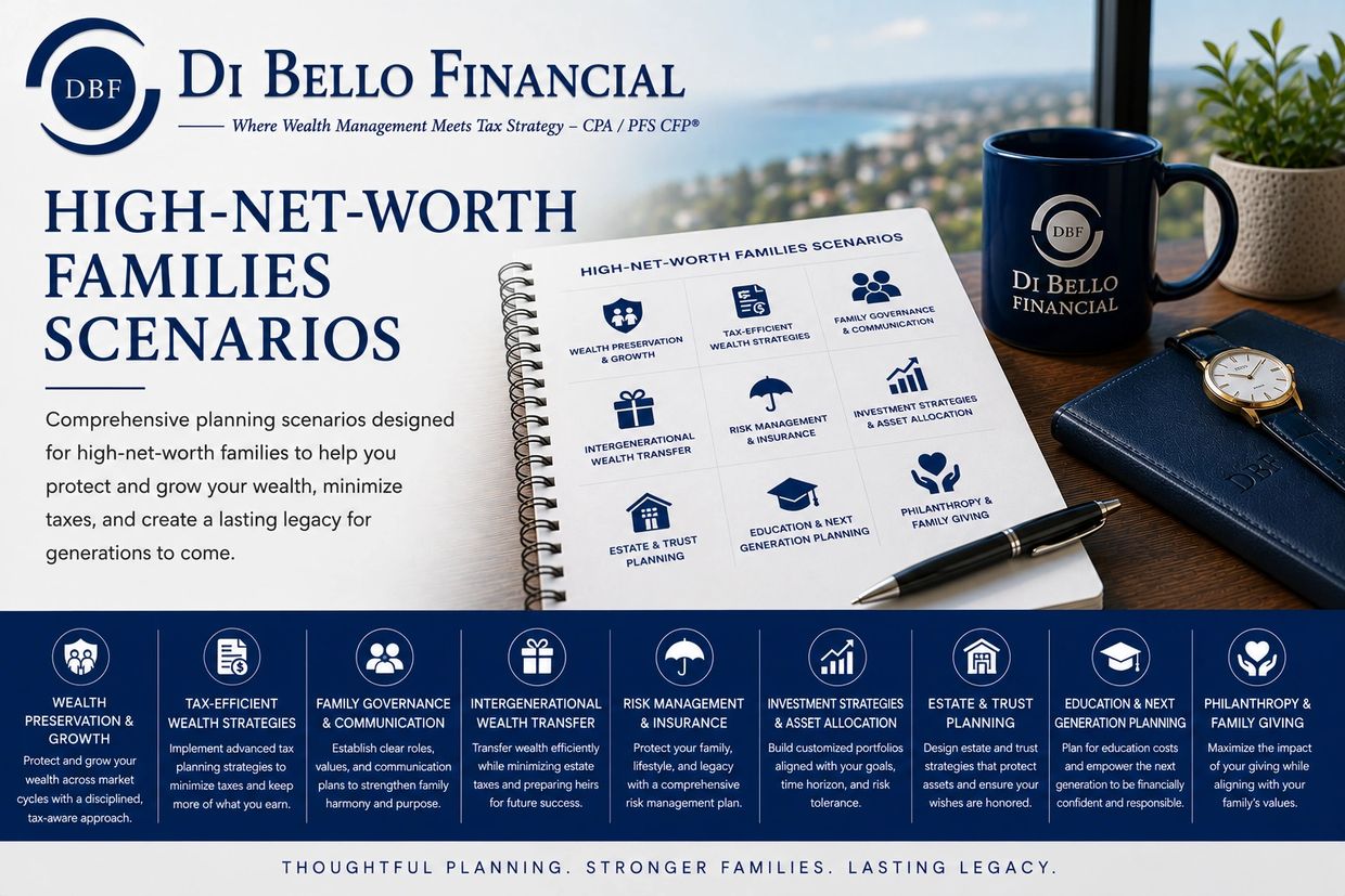 Di Bello Financial offers high-net-worth family planning services.