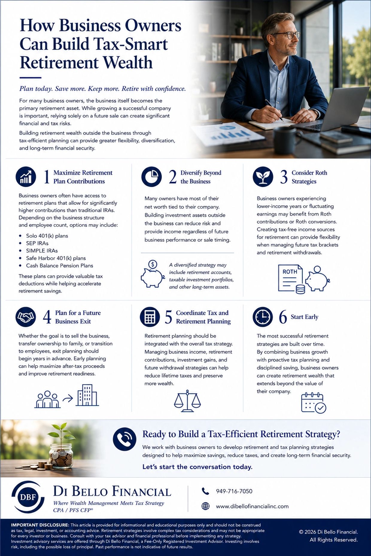 How Business Owners Can Build Tax-Smart Retirement Wealth