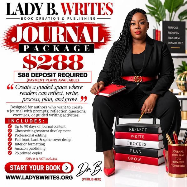 Lady B. Writes journal package with guided writing support.