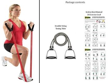 Resistance, Toning Tube, with Workout Chart for Gym | Yoga | Home Workout |