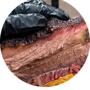 Delicious smoked brisket.