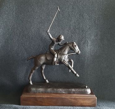  El Dorado polo #2 bronze trophy 