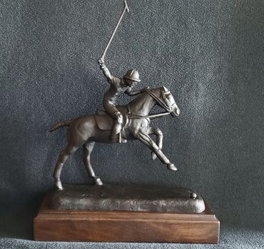  El Dorado polo #2 bronze trophy 