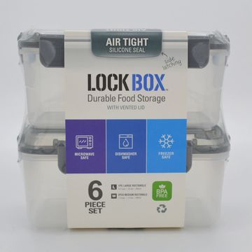 Save on Lock Box Side Latching Square Food Storage Set Order Online  Delivery