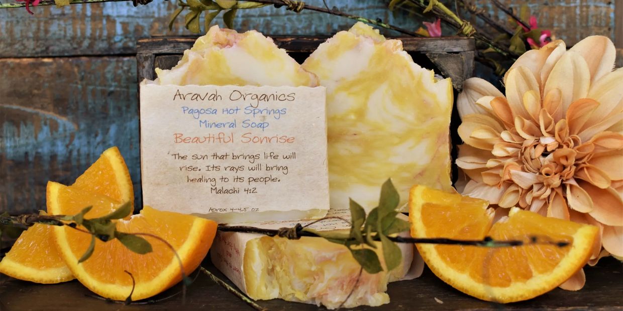 Beautiful Sonrise handcrafted soap