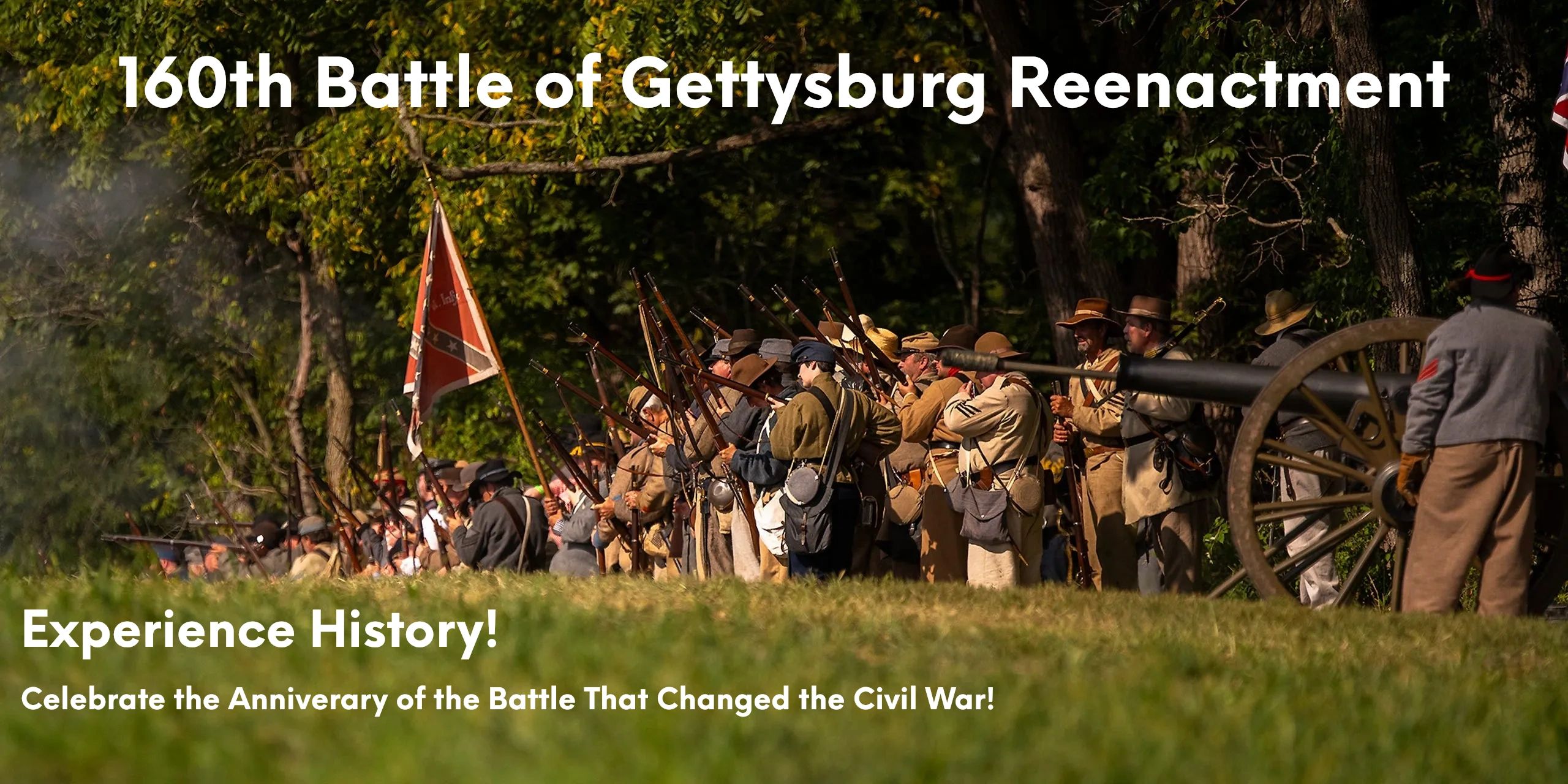 160th Battle of Gettysburg Reenactment - Tickets, Tourist Information