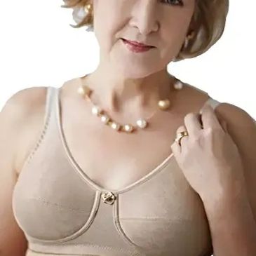 American Breast Care Mastectomy Bra Regalia Size 44C Beige at