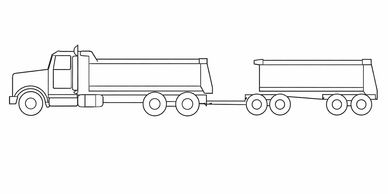 Tandem and Quad Wagon - GVW: 55,300 kg Net ~37,500 kg 
Tri-drive and Quad Wagon - GVW: 63,500 kg Net