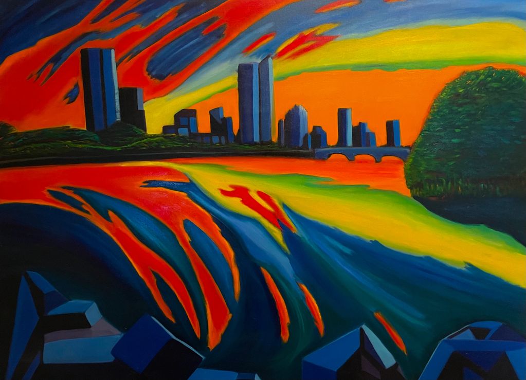 Austin sunrise in 2003
