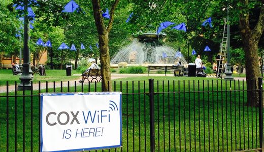 Cox WiFi at burnside park in Providence RI