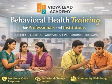 Group attending Behavioral Health Training for professionals and institutions.