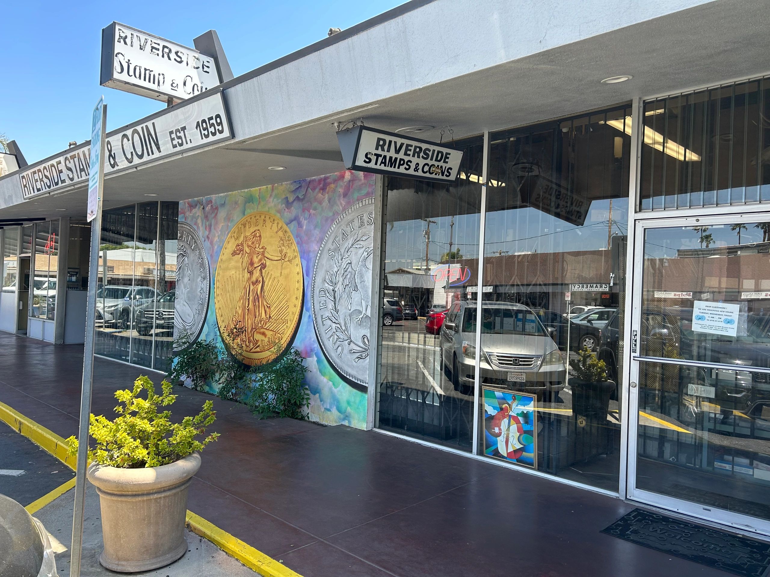 Coin Shop Riverside Coins & Bullion ( precious metals gold, silver, platinum, copper)