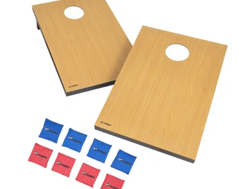 Corn hole game for parties and events. 