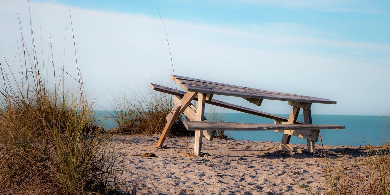 The Broken Beach Table
