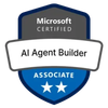 Microsoft Certified: AI Agent Builder Associate certification