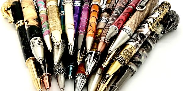 Mountain of Pens to choose from with Pen Artists!