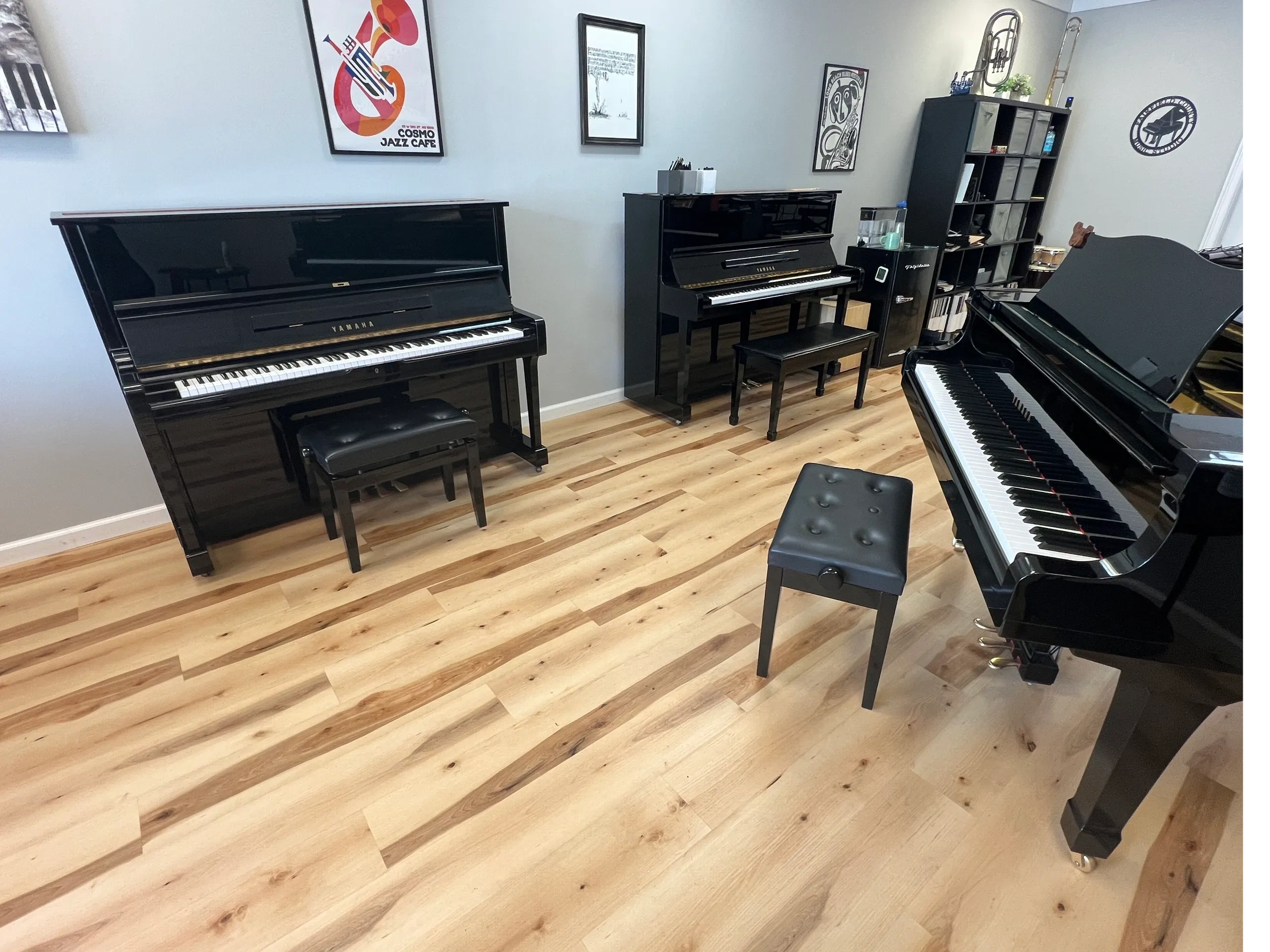 Recording studio interior for Fairfield County Music Studio