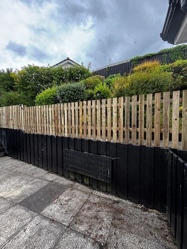 small decorative fence built in ballymoney