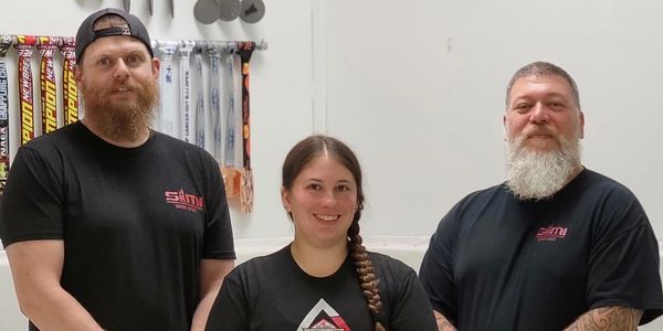 Muay Thai Coaches (from left) Luke, Naomi, Steve
