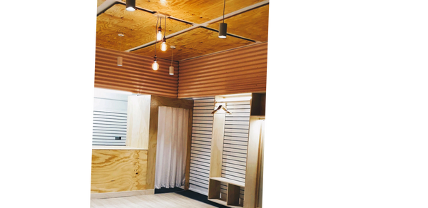 LED Pendant lighting / LED lighting strips...Custom design plywood ceiling..