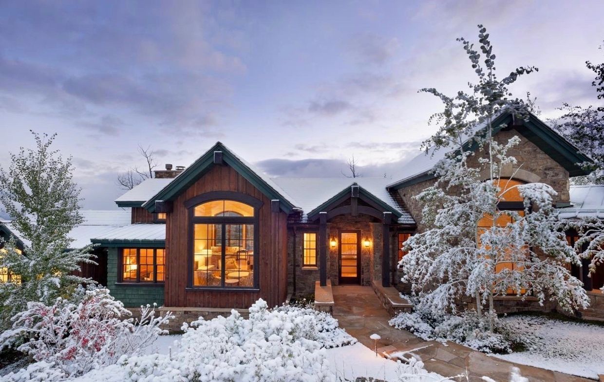 A custom mountain home designed by an aspen architect. Inspired by european mountain residences.