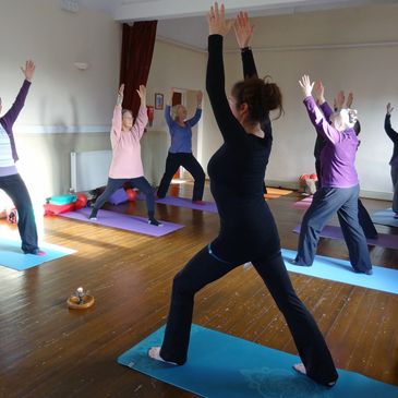 Yoga class pilton village hall