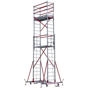 Çağsan Telesafe XLN Premium S007 Alüminyum İskele Çağsan 2x13 Basamaklı İki Parçalı Alüminyum İskele