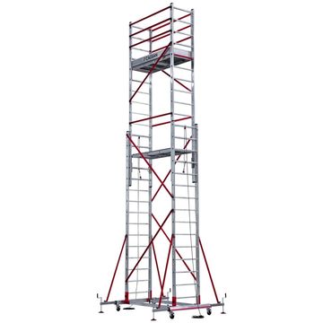 Çağsan Telesafe XLN Premium S008 Alüminyum İskele Çağsan 2x15 Basamaklı İki Parçalı Alüminyum İskele