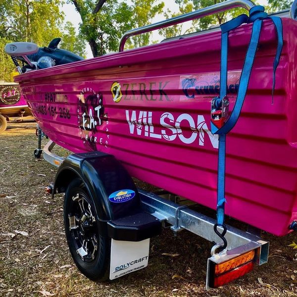 Barramundi Catcher right here, the Fat Boat. Kakadu Darwin