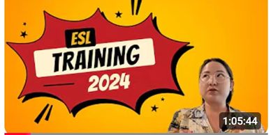 Screenshot of a Digital ESL Training video by Talley Caruso.