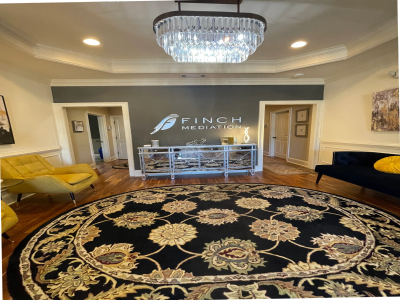 Reception area of Finch Mediation office.
