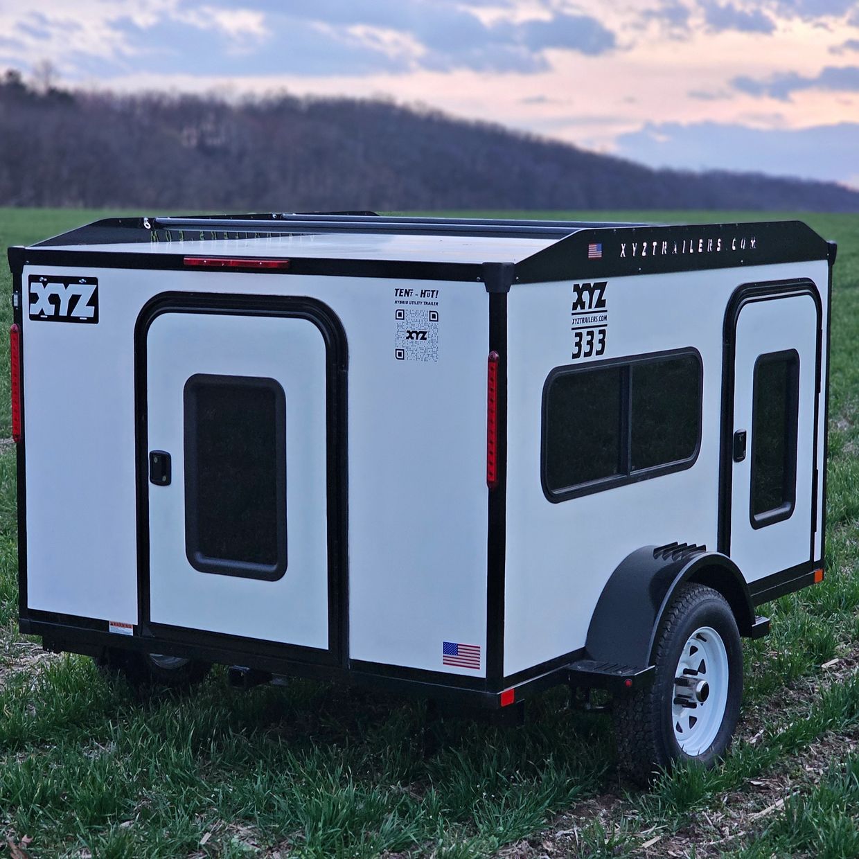 XYZ TRAILERS XYZ333 HYBRID UTILITY TRAILER CAMPER CAMPING TRAVEL USA MADE
