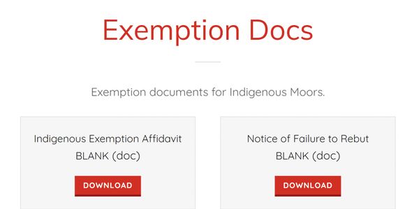 Moorish American Medical Religious Indigenous Exemption Affidavit and Notice