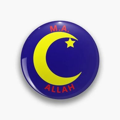 Moorish American button