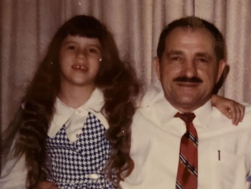 Young Julia Norris Patriot and her wise daddy