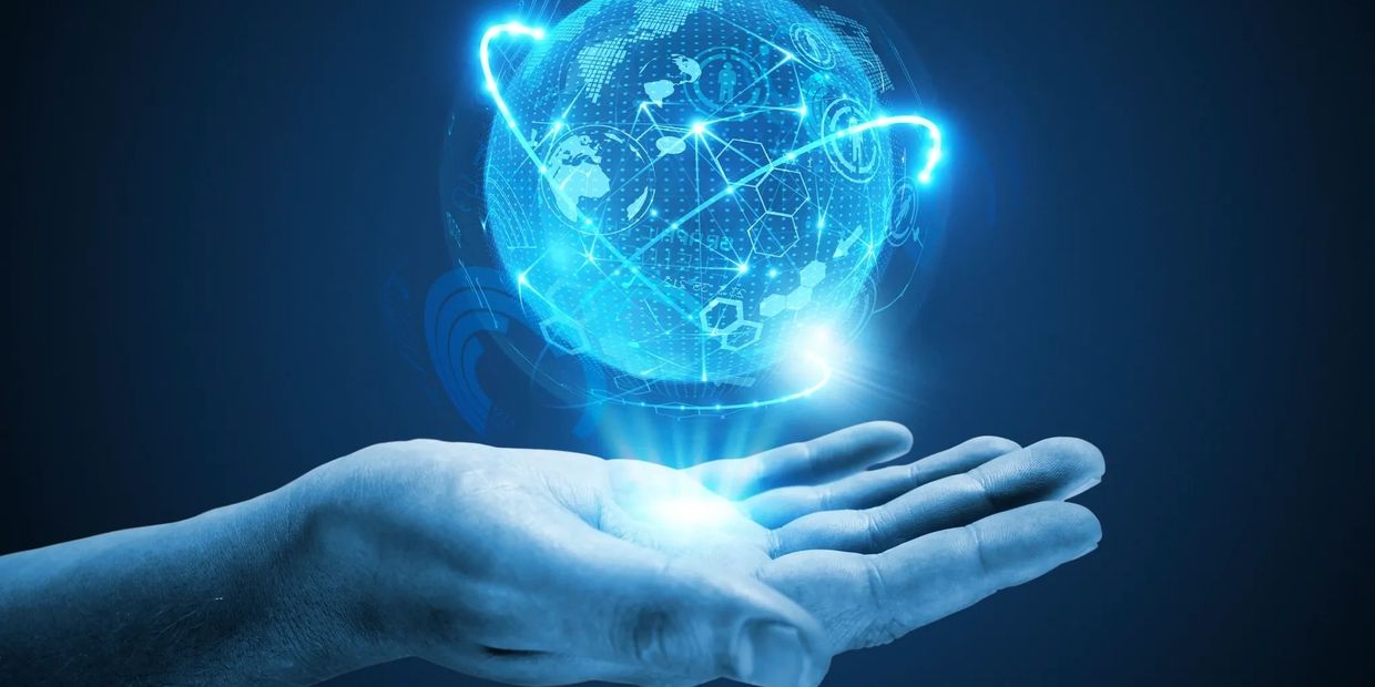 Electromagnetic field of the world, the energy being held in ones hand