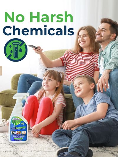 family enjoying an odor free home