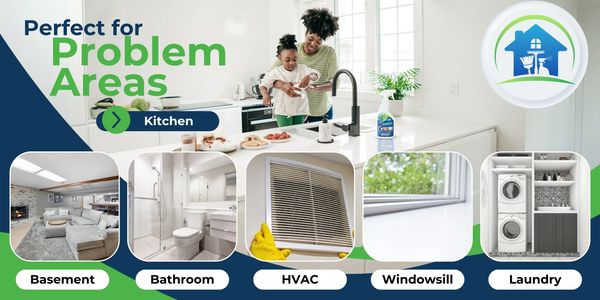 Mother and child in kitchen enjoying odor free living